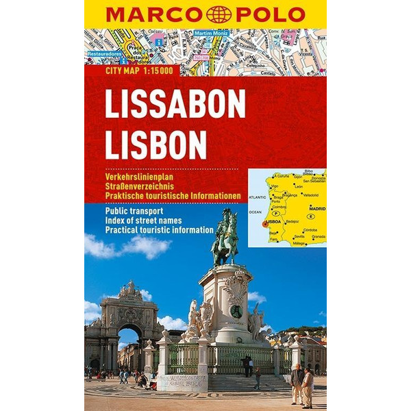 MARCO POLO Cityplan Lissabon 1 : 15 000 - Stadtplan
