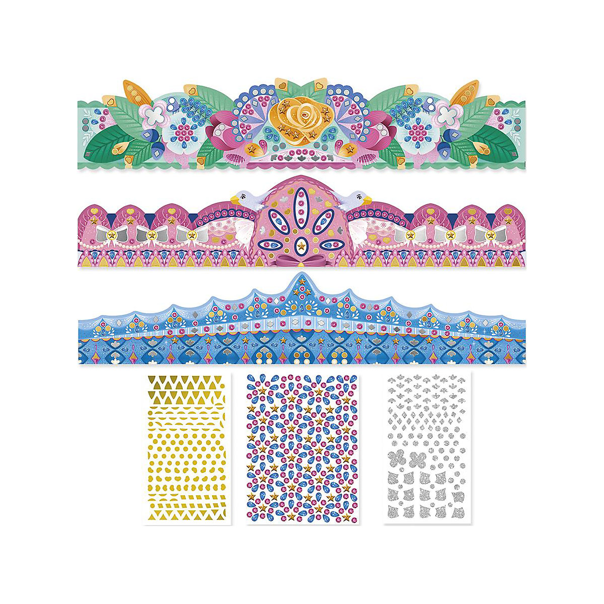 Kreativ-Set Strass-Kronen zum Bekleben