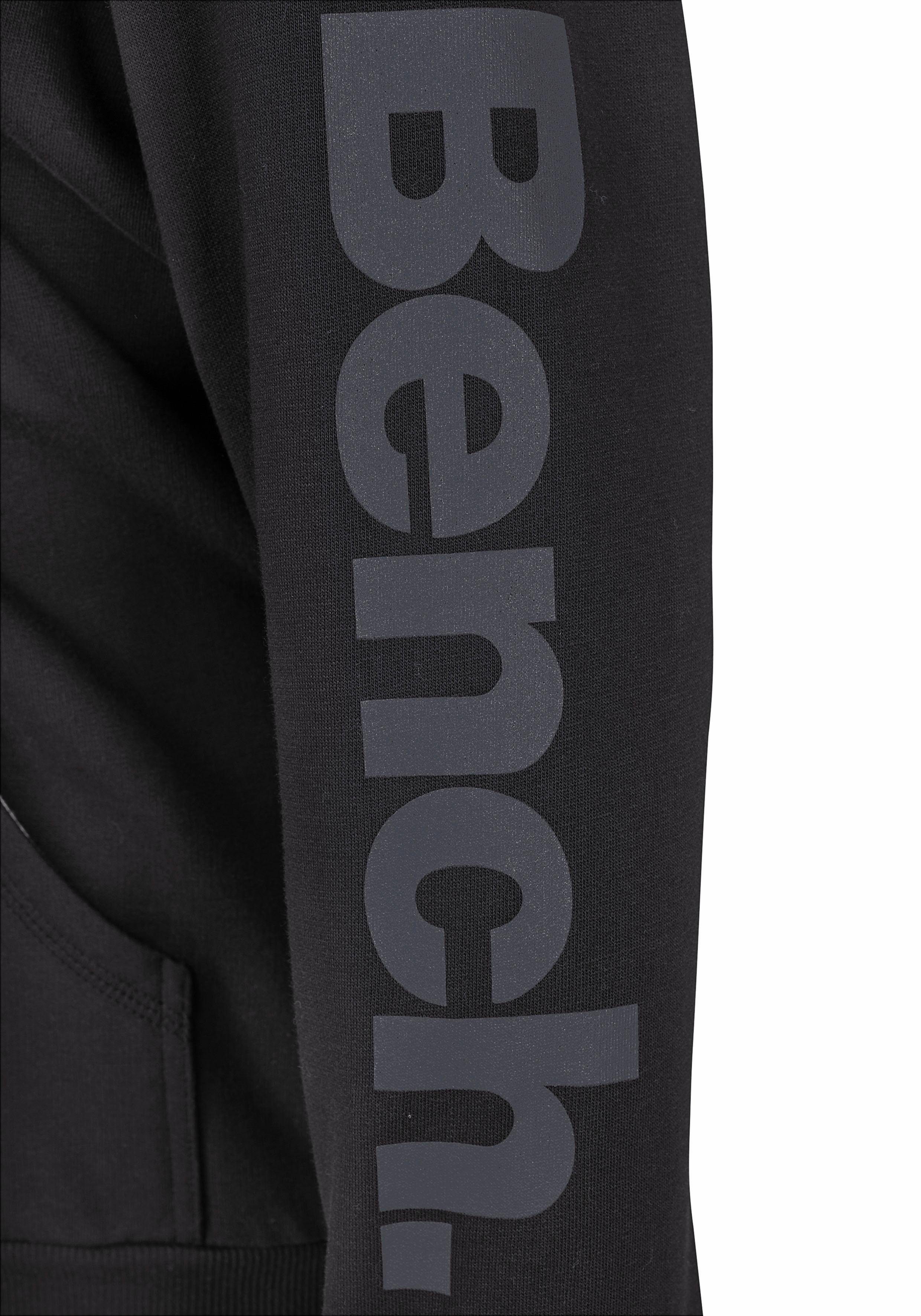 Bench. Kapuzensweatjacke mit kontrastfarbenen Details, Loungeanzug