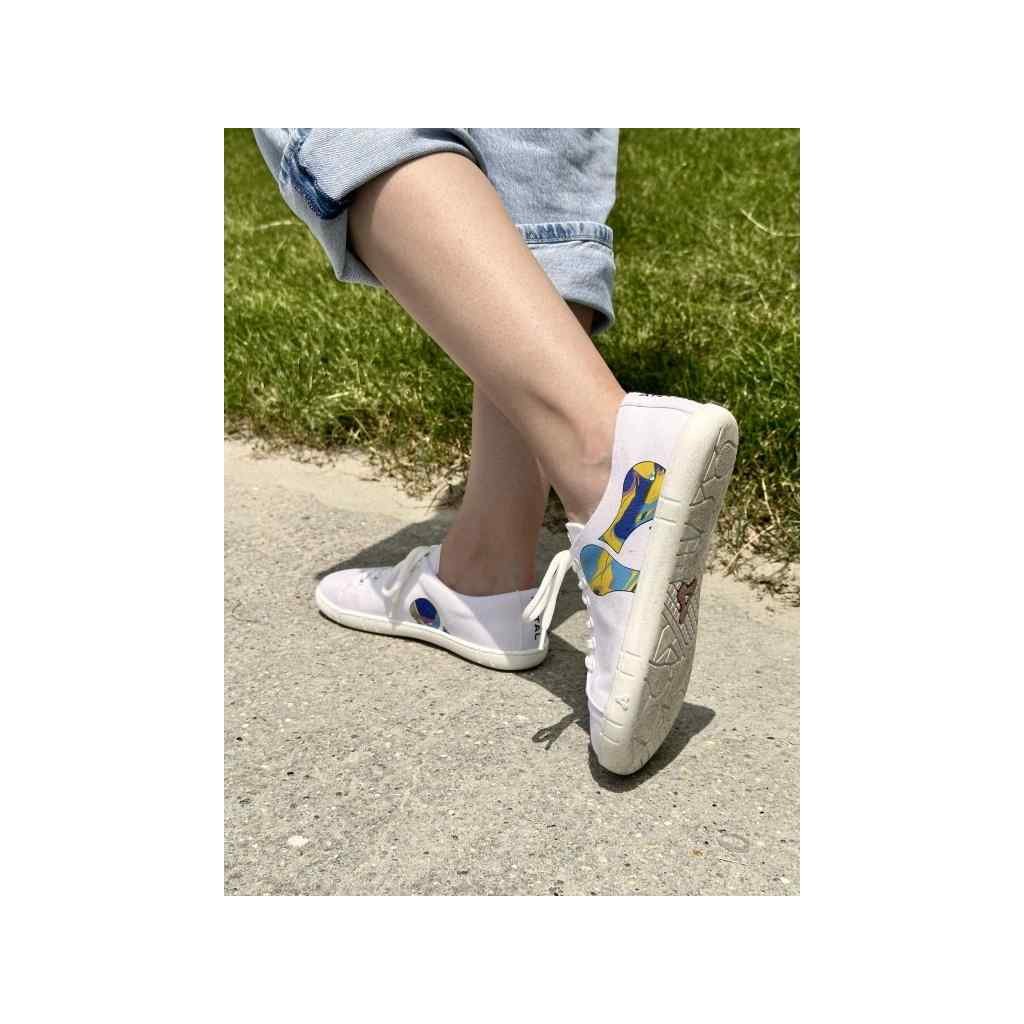 Antal ArtWalk PopSplash weiße Barfußschuhe