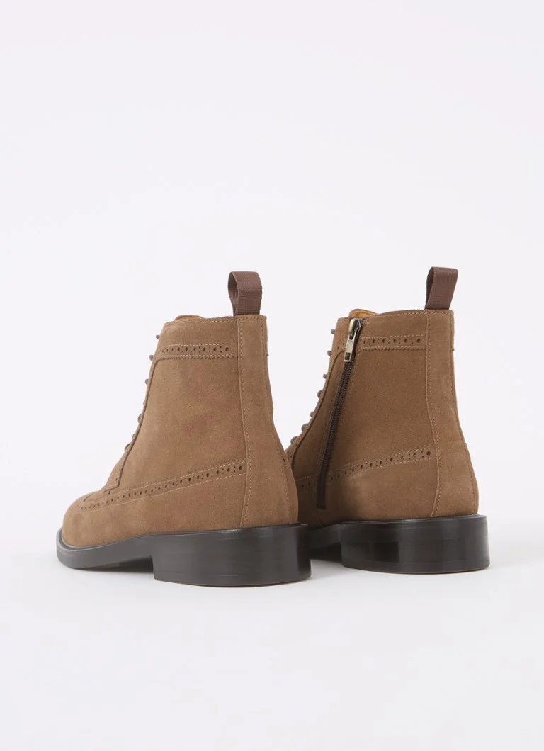 Ghete cu șireturi din piele Marlon de la Dune London