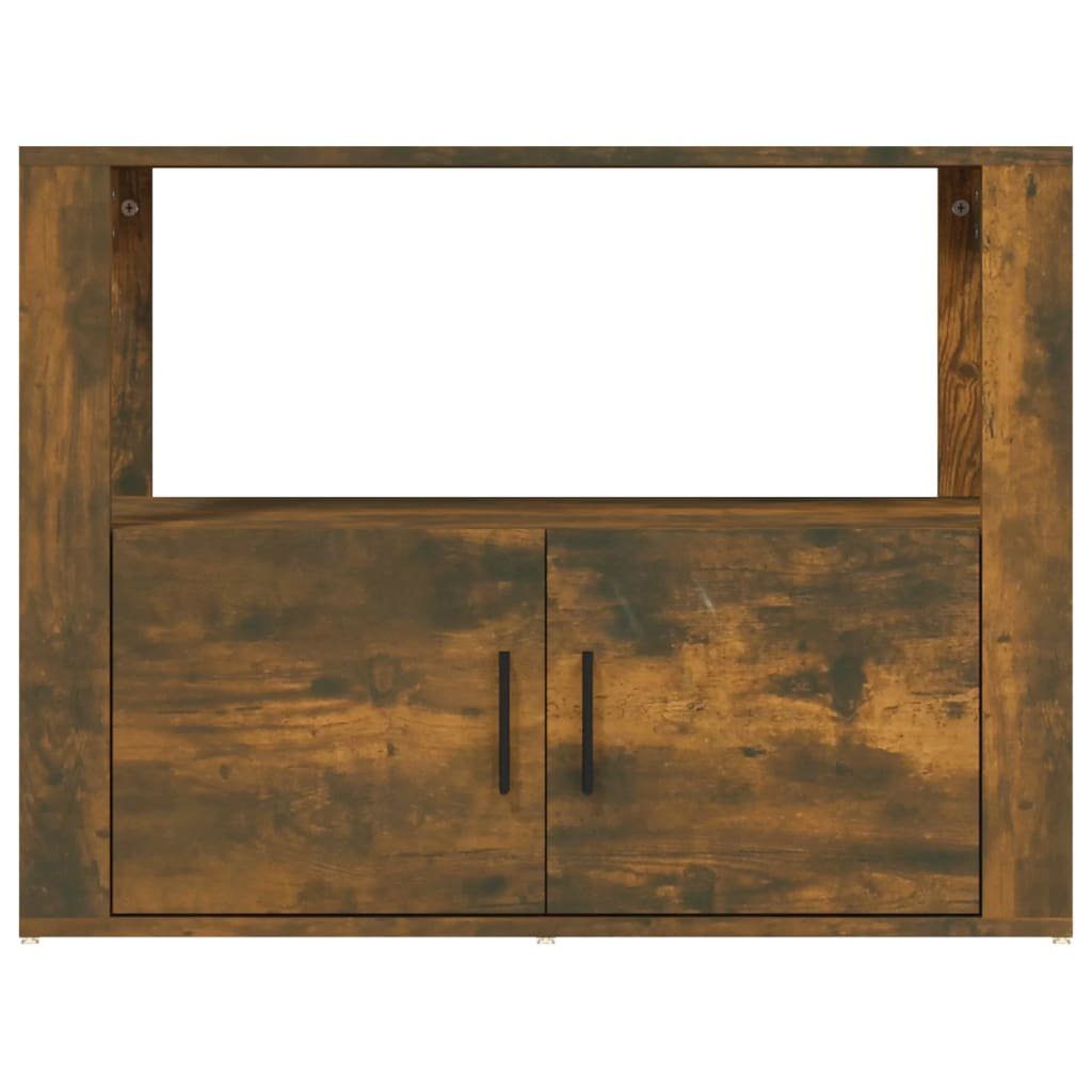 vidaXL Sideboard Sideboard Räuchereiche 80x30x60 cm Holzwerkstoff (1 St)