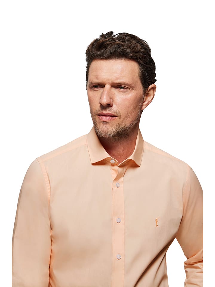Polo Club Hemd - Slim fit - in Orange günstig kaufen