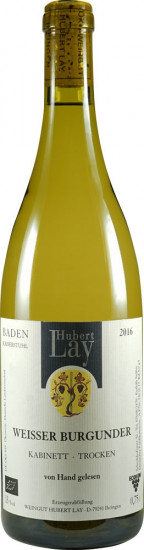 2022 Weißer Burgunder trocken Bio - BIO Weingut Lay