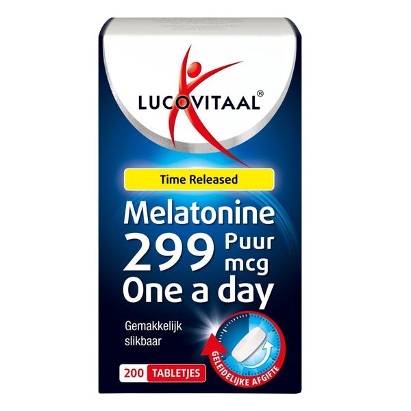 Lucovitaal Melatonină 299mcg Comprimate cu eliberare prelungită 200 bucăți