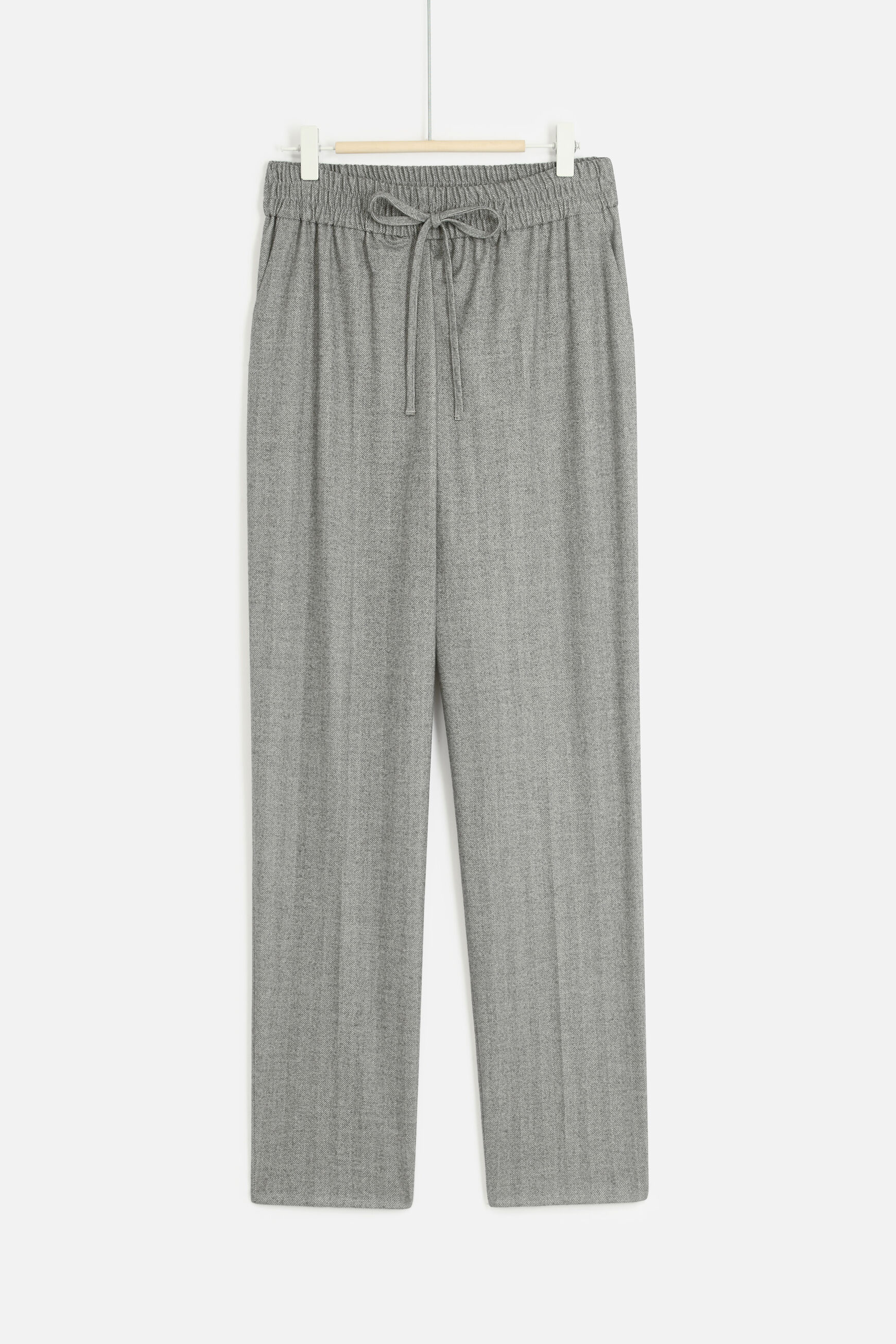 pantalon danny chevrons gris femme