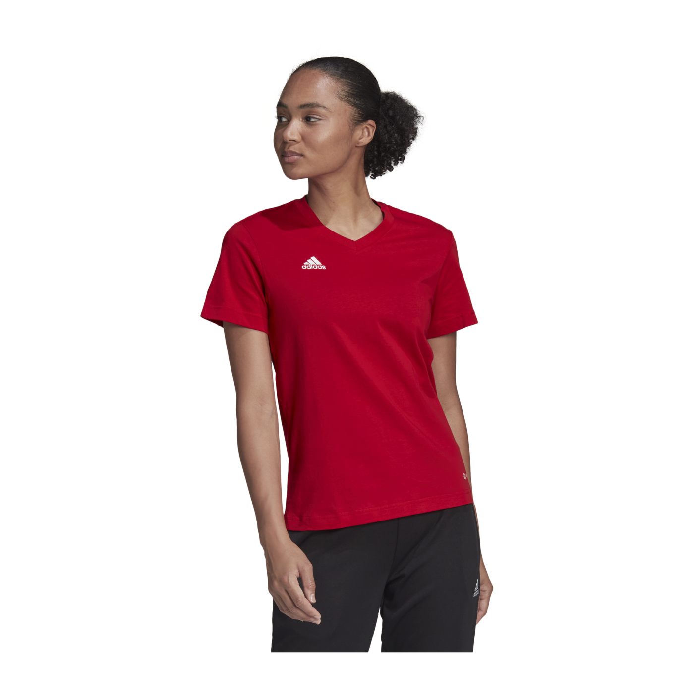 adidas Entrada 22 T-Shirt Damen Rot