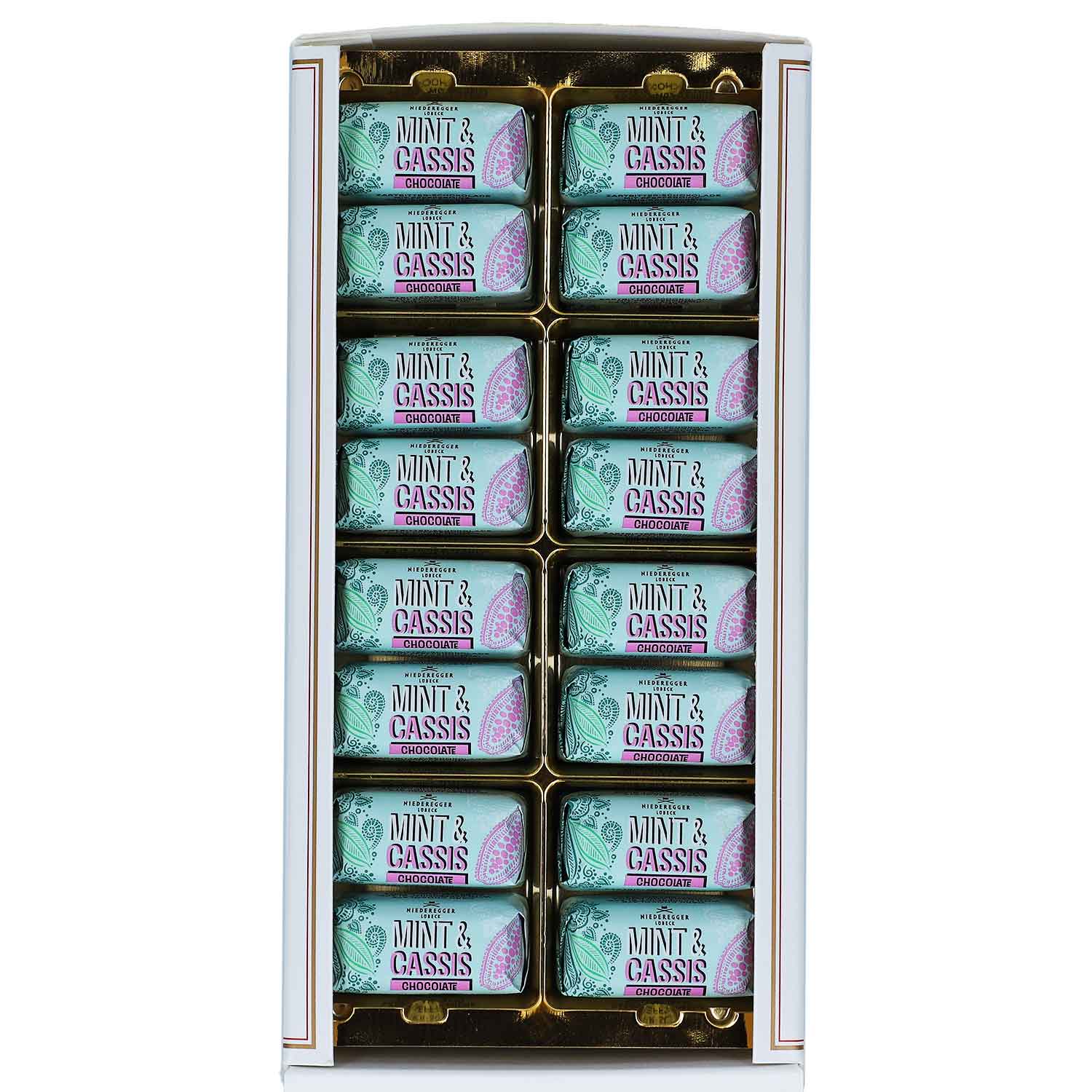 Niederegger Chocolate Klassiker Mint & Cassis 80x12,5g