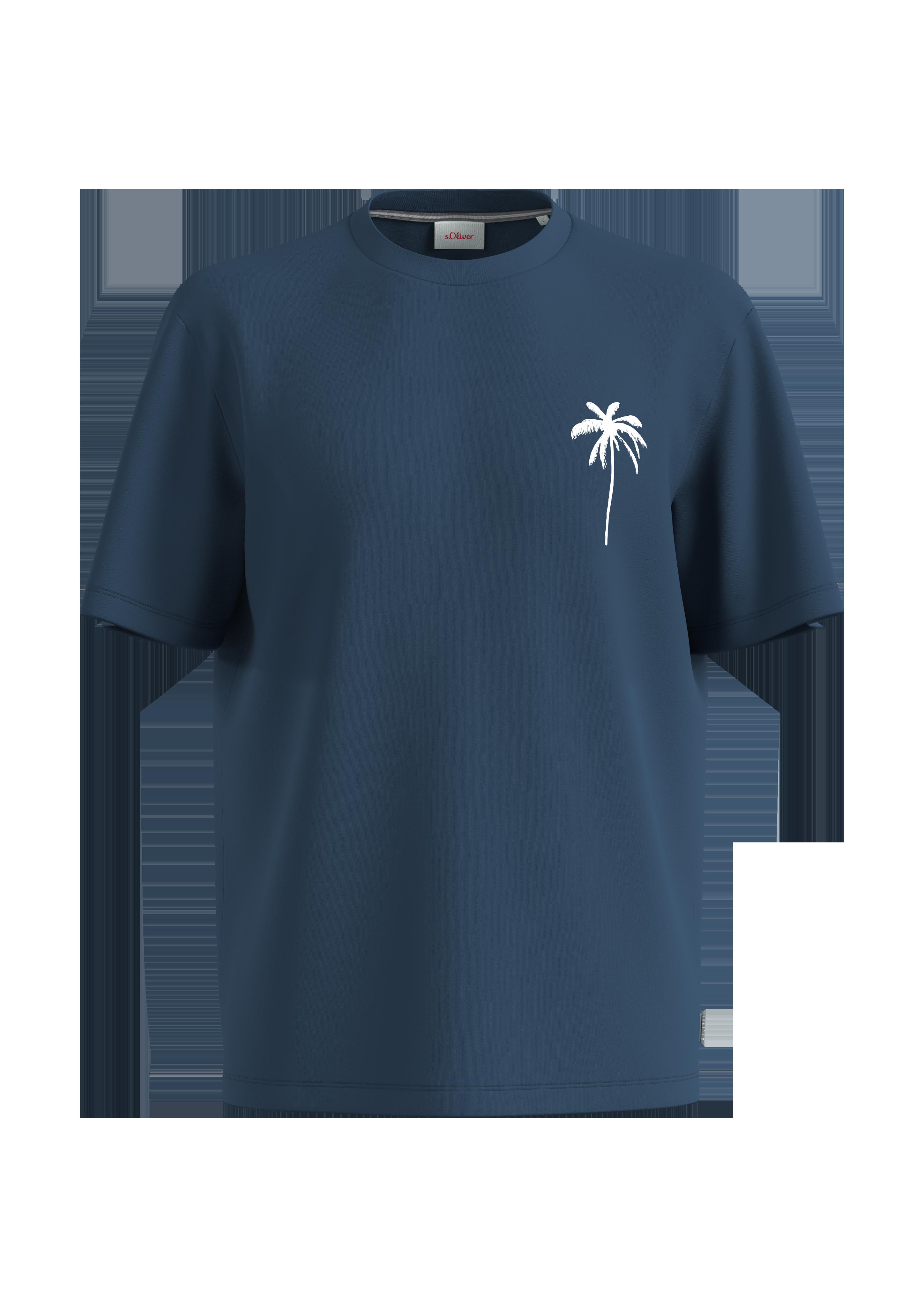 Baumwollshirt mit Rückenprint  2131521-58D2