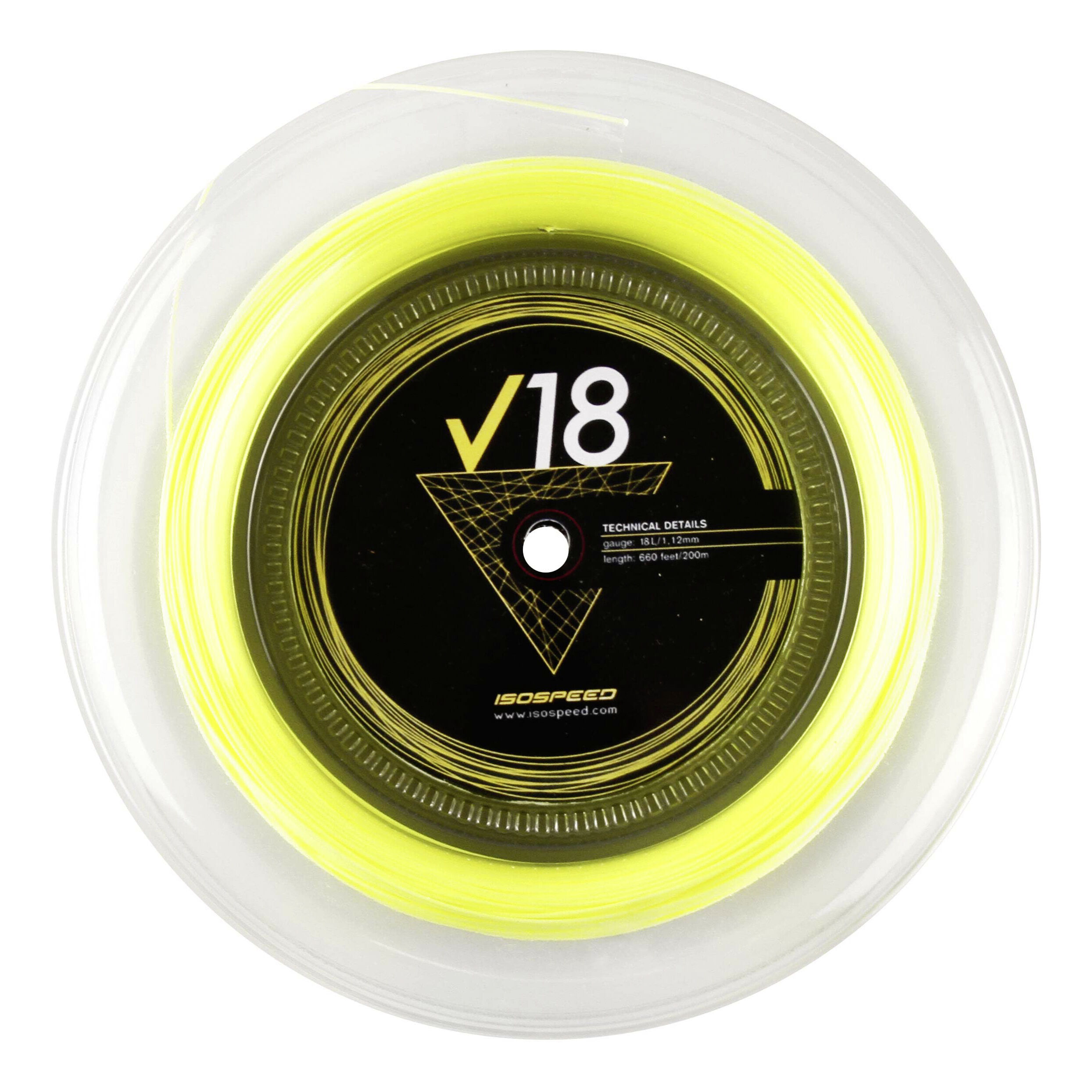 V18 Saitenrolle 200m - Gelb