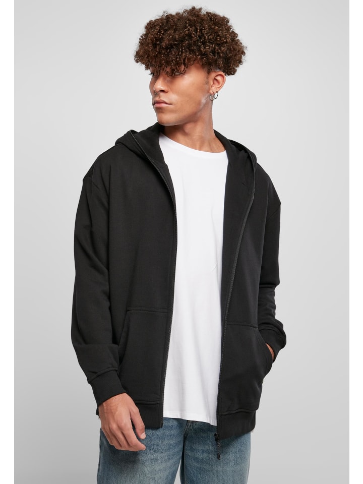 Urban Classics Urban Classics Zip-Kapuzenpullover in black günstig kaufen