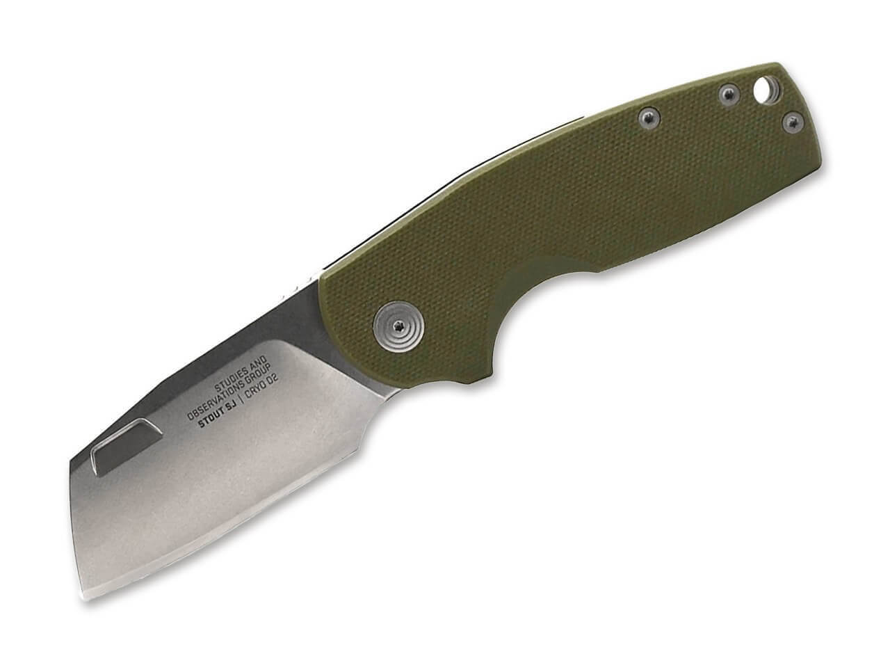 Stout SJ Cleaver OD Stonewash