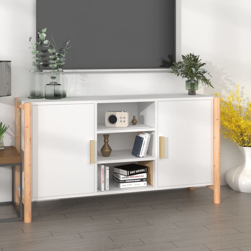 vidaXL Sideboard Sideboard Weiß 107x38x60 cm Holzwerkstoff (1 St)