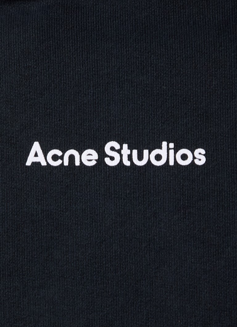 Acne Studios Hoodie with side pockets and logo