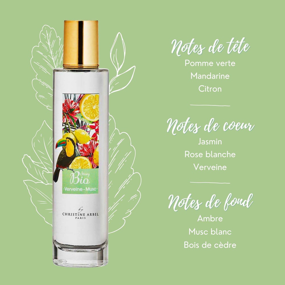 christine arbel STORY BIO Verveine Musc EDT 50 ml EAU DE TOILETTE