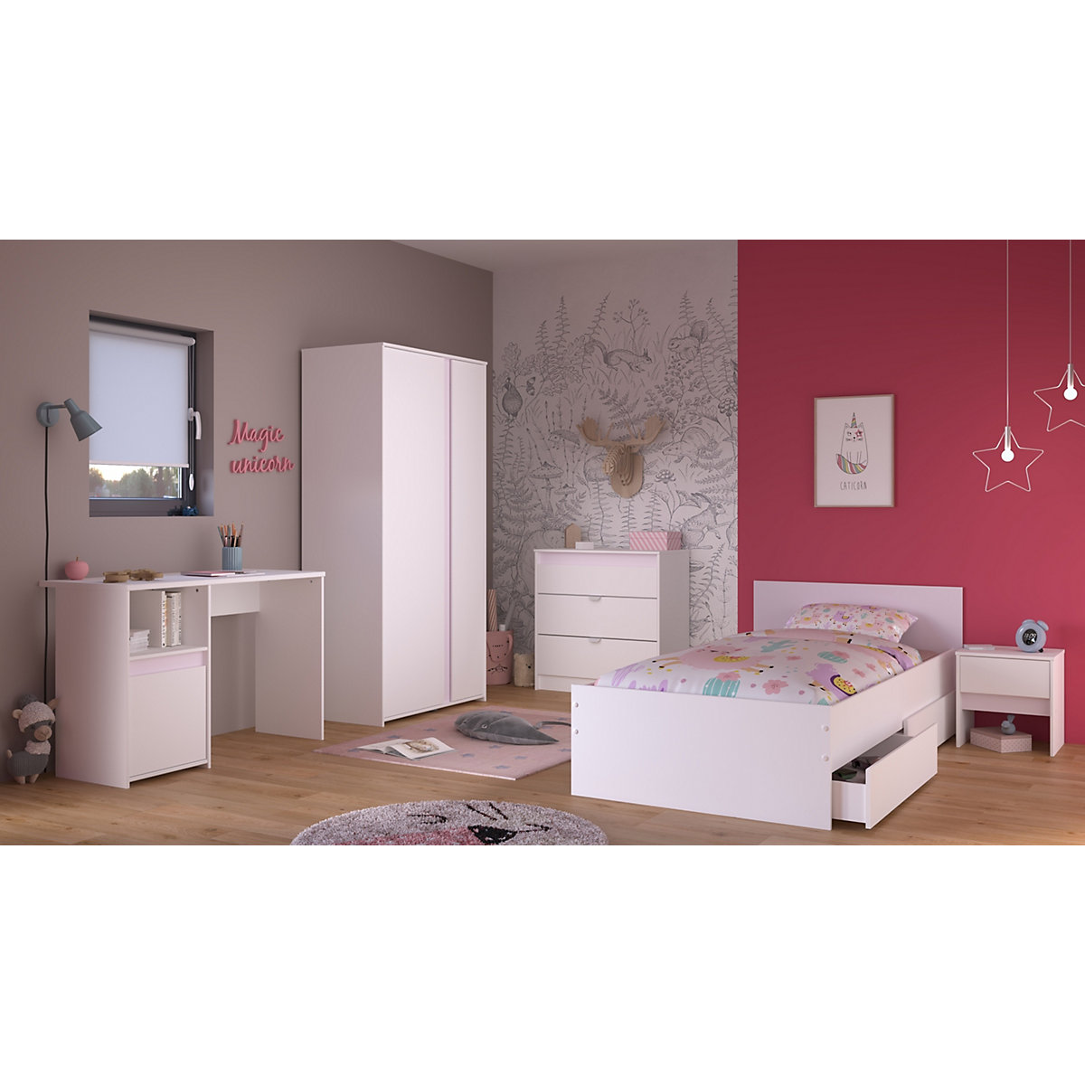 Kinderzimmer Set 5tlg 