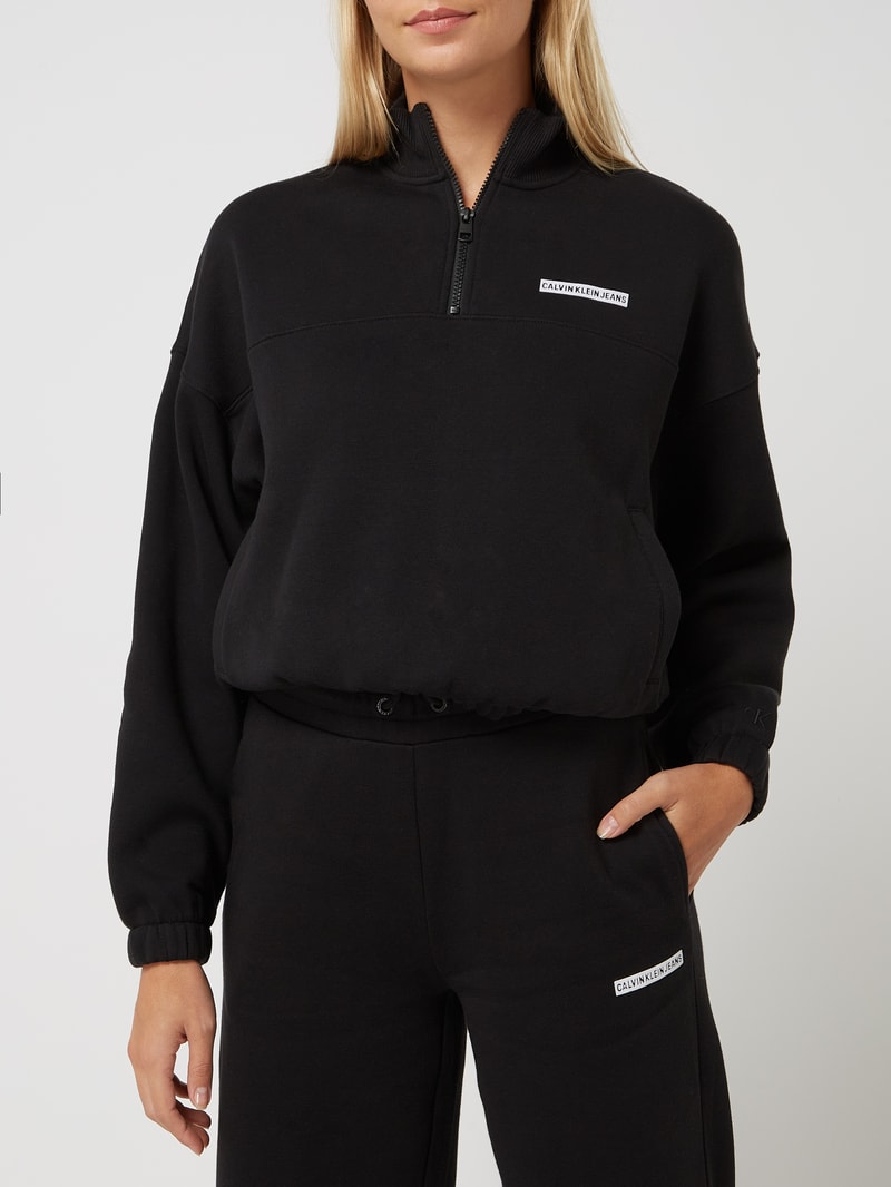 Troyer aus Sweat  in schwarz