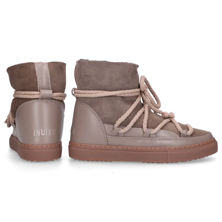 INUIKII - Snowboots CLASSIC Veloursleder - grau