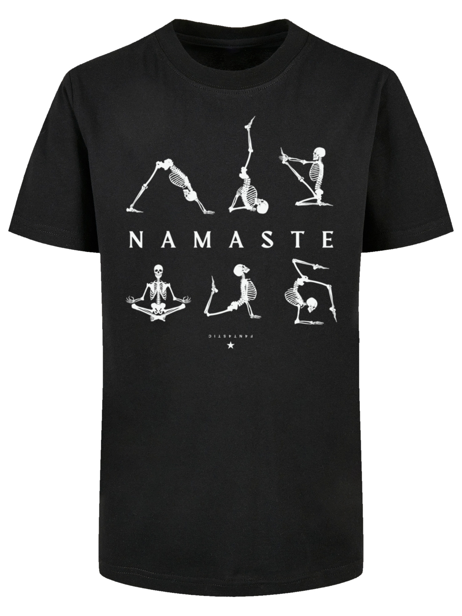 Shirt 'Namaste Yoga Skelett Halloween'