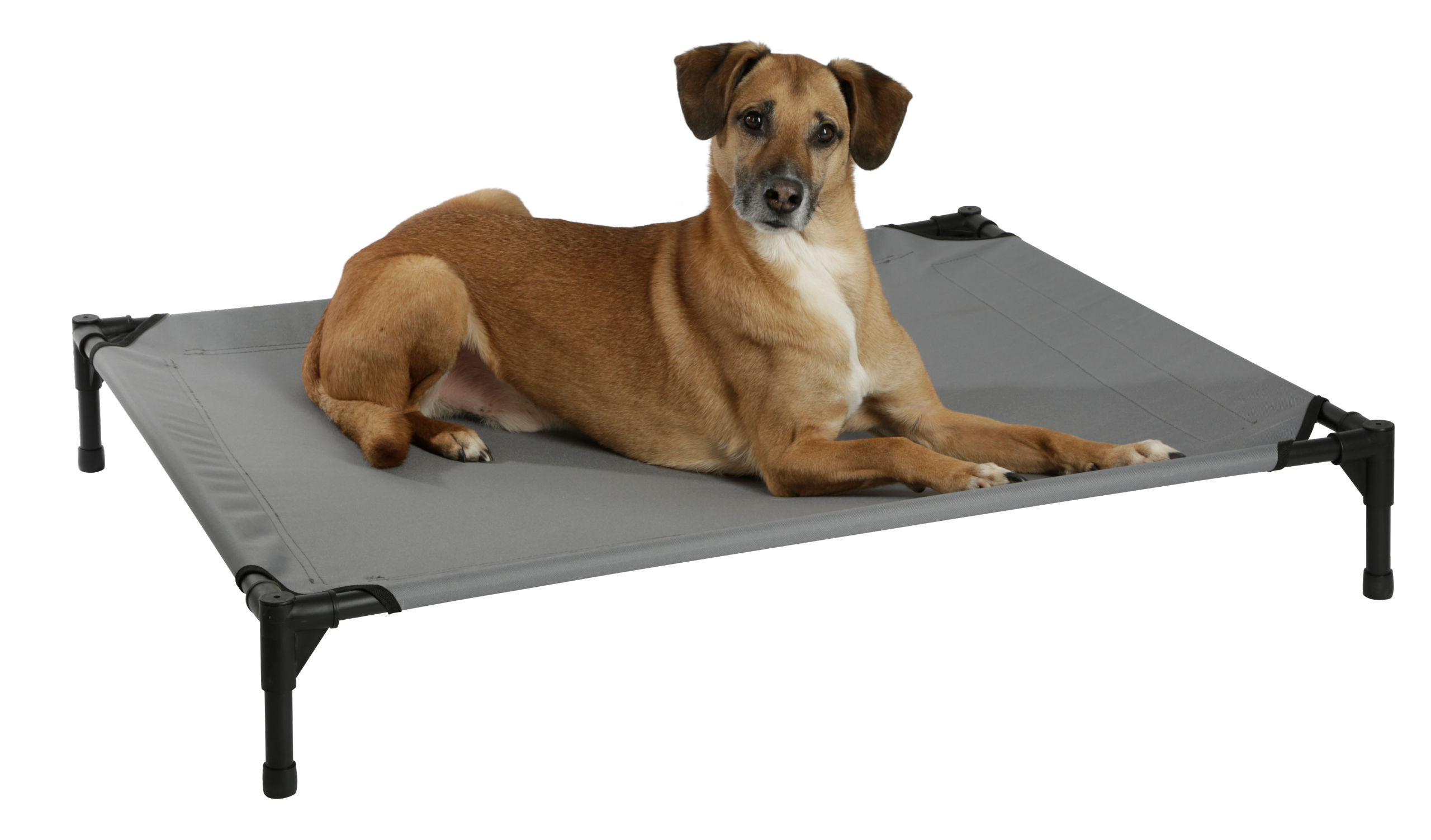 Kerbl Hundebetten Kerbl Pet Hundeliege Vacation Top mit Sonnendach, Grau, 105x86x75 cm