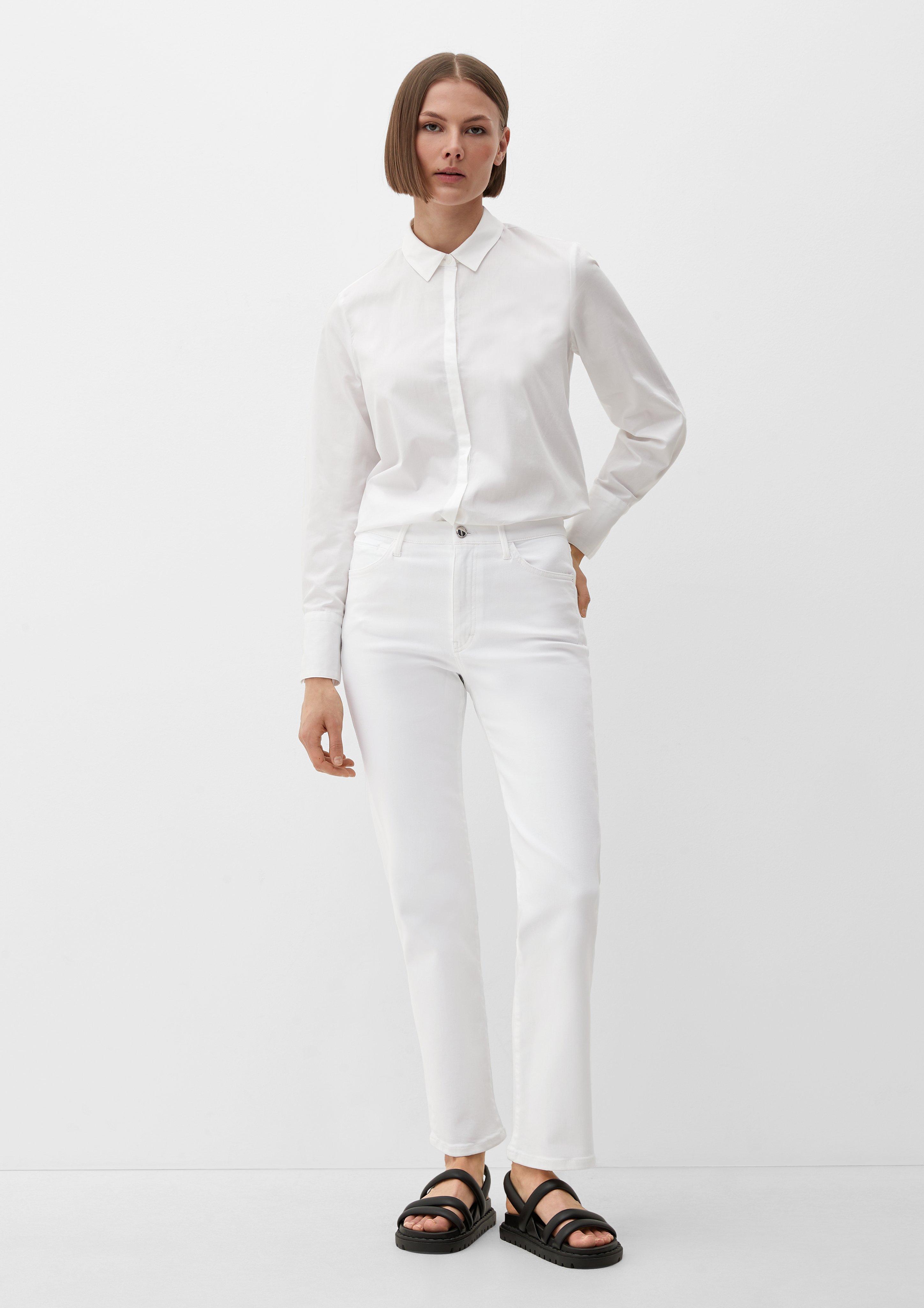 Cropped-Jeans Karolin / Regular Fit / High Rise / Straight Leg   2133162-02Z8