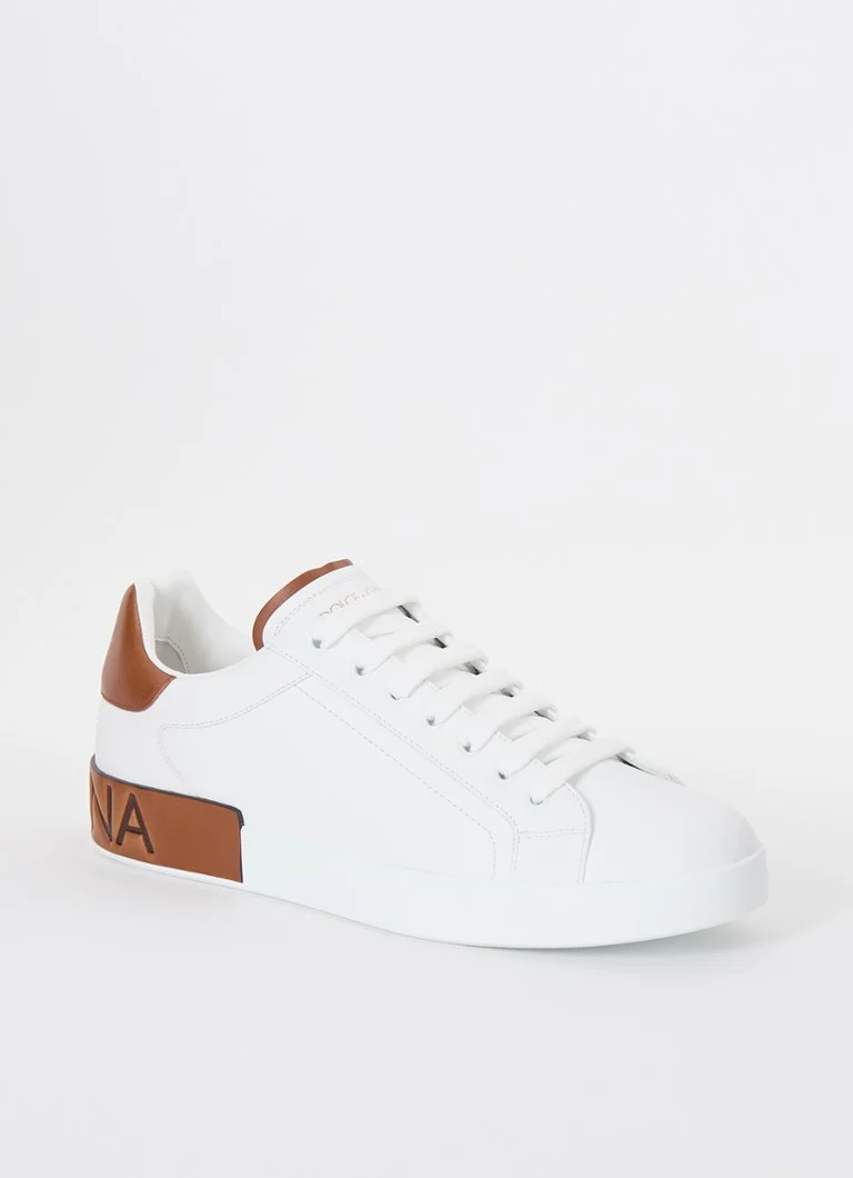 Sneakers Dolce & Gabbana Portofino in pelle di vitello con logo