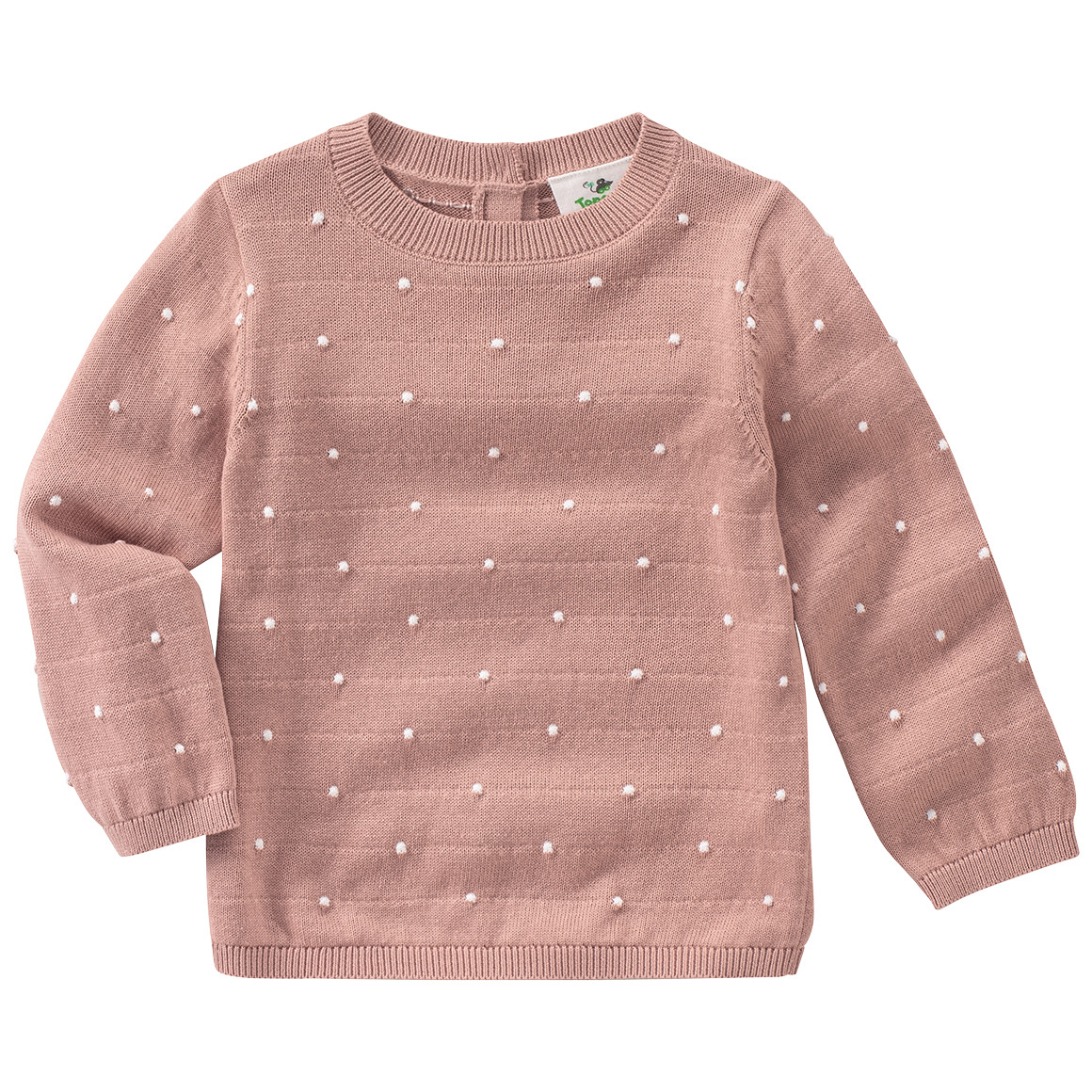 Baby Strickpullover mit Punkte-Allover