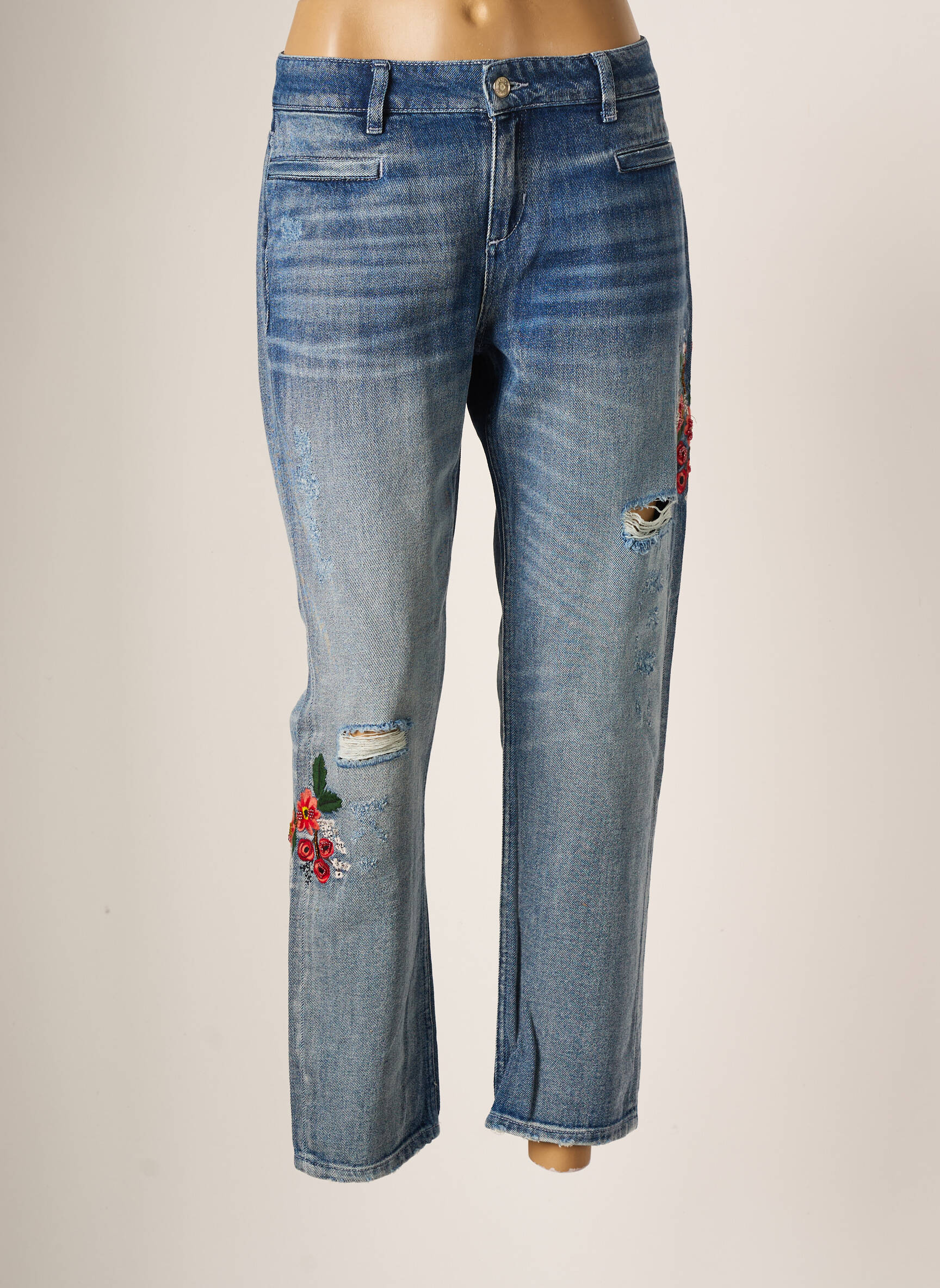 Liu Jo Jeans Boyfriend Femme couleur bleu