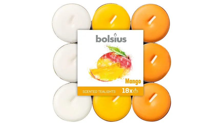 bolsius Duft-Teelichte Mango