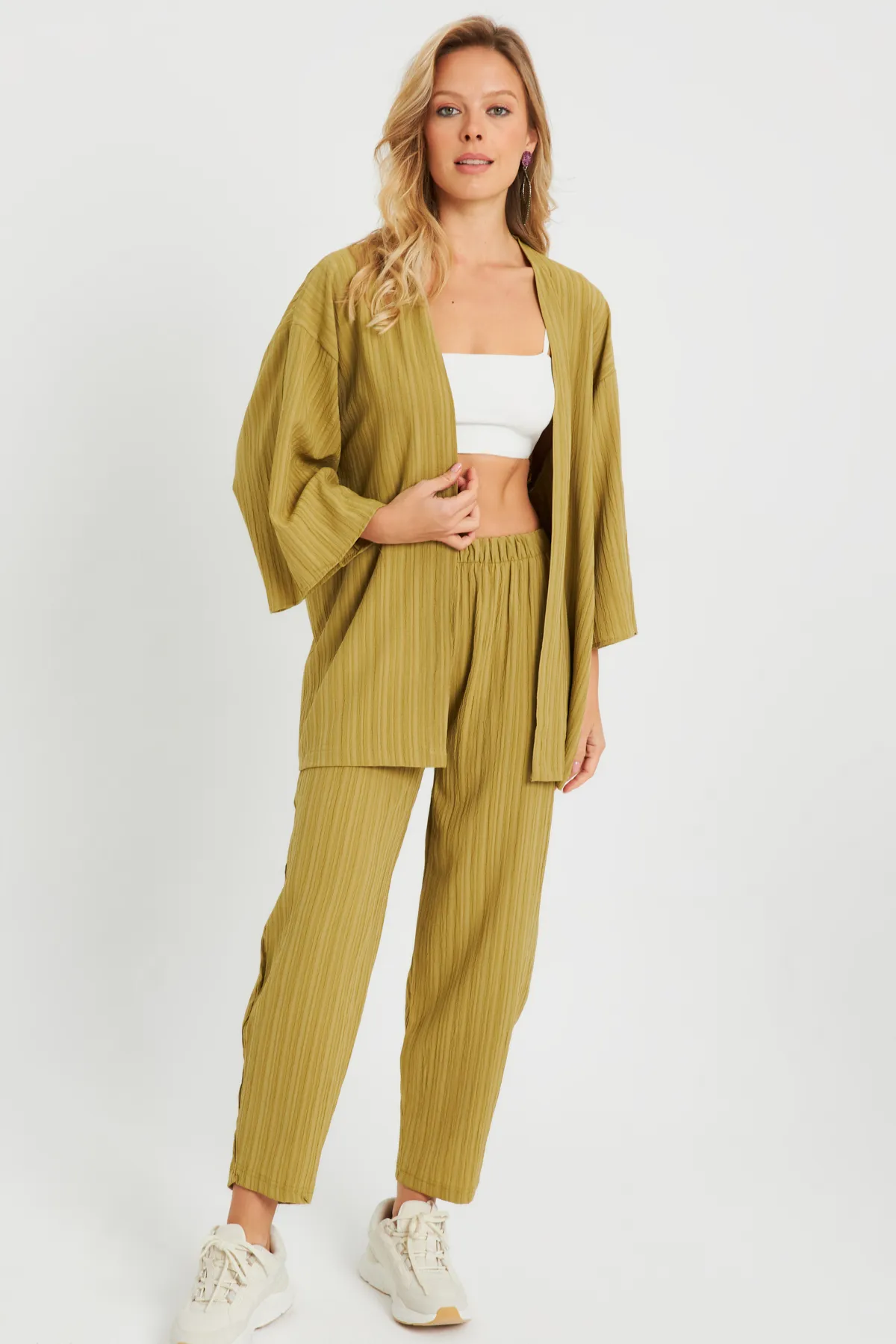 Cool & Sexy  Zweiteiler - Khaki - Regular Fit