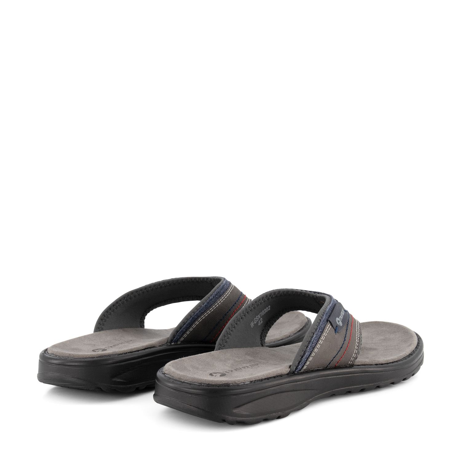 Travelin' Fiksdal graue Herren Zehentrenner