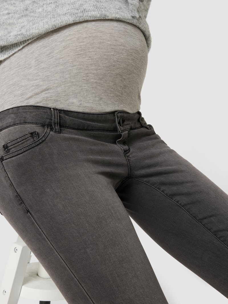 Umstands-Jeans mit Stretch-Anteil in anthrazit