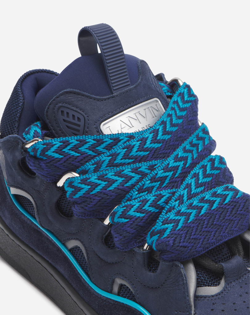 SNEAKERS CURB EN CUIR