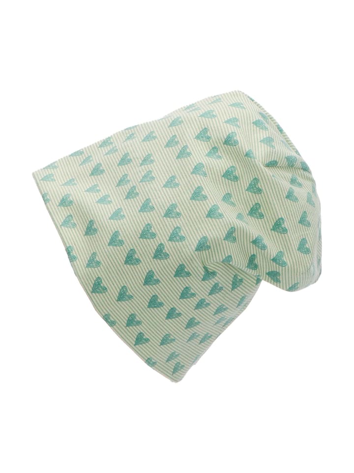 Sterntaler Beanie Herzen in sattes grün günstig kaufen
