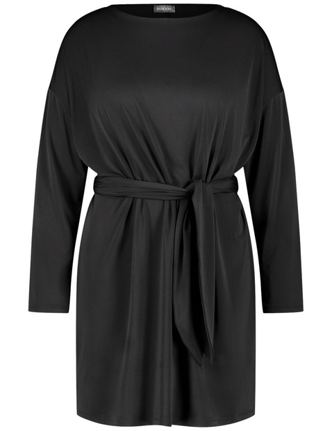 Edles Longshirt mit Bindegürtel
