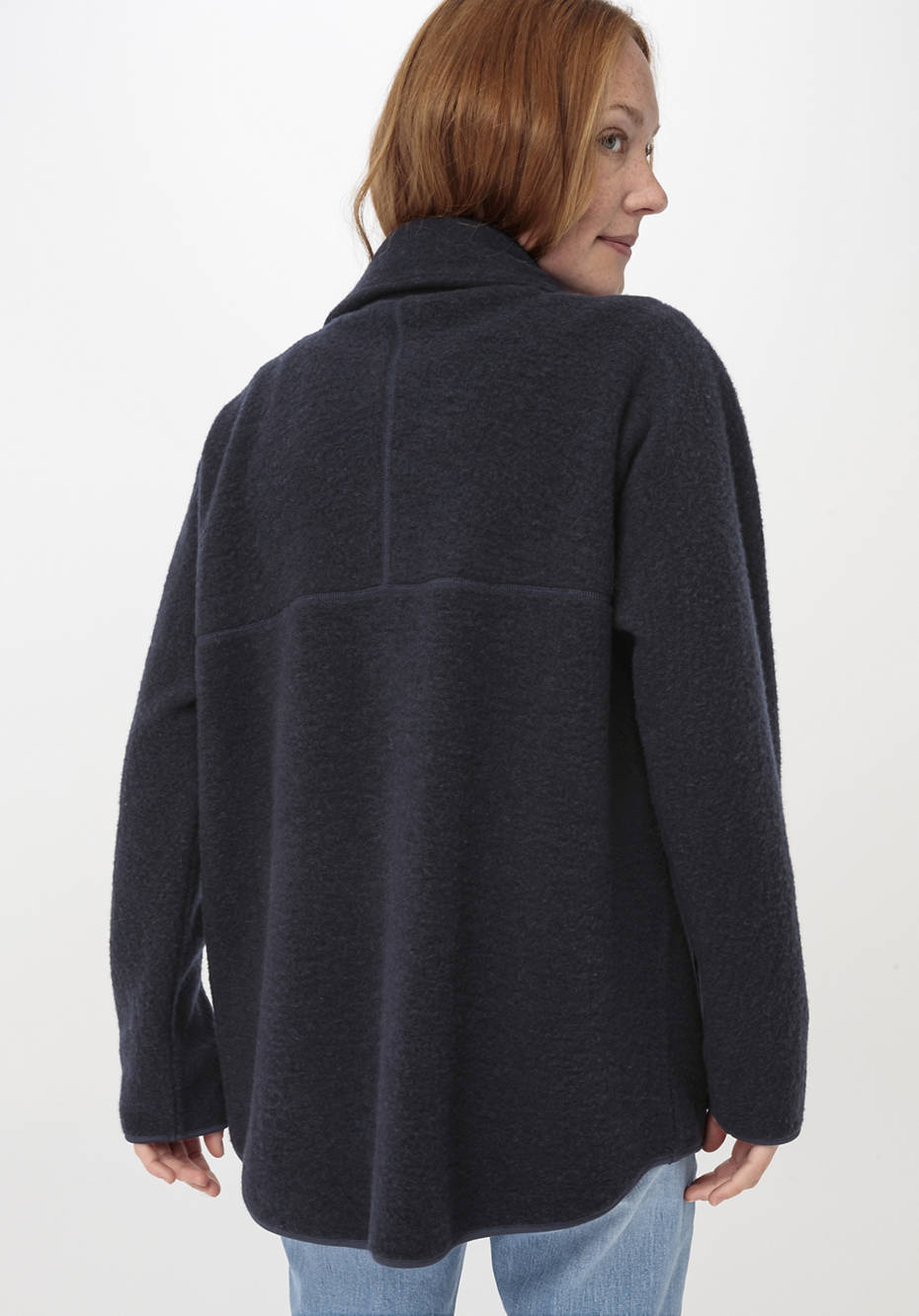 Wollfleece Jacke aus reiner Bio-Merinowolle