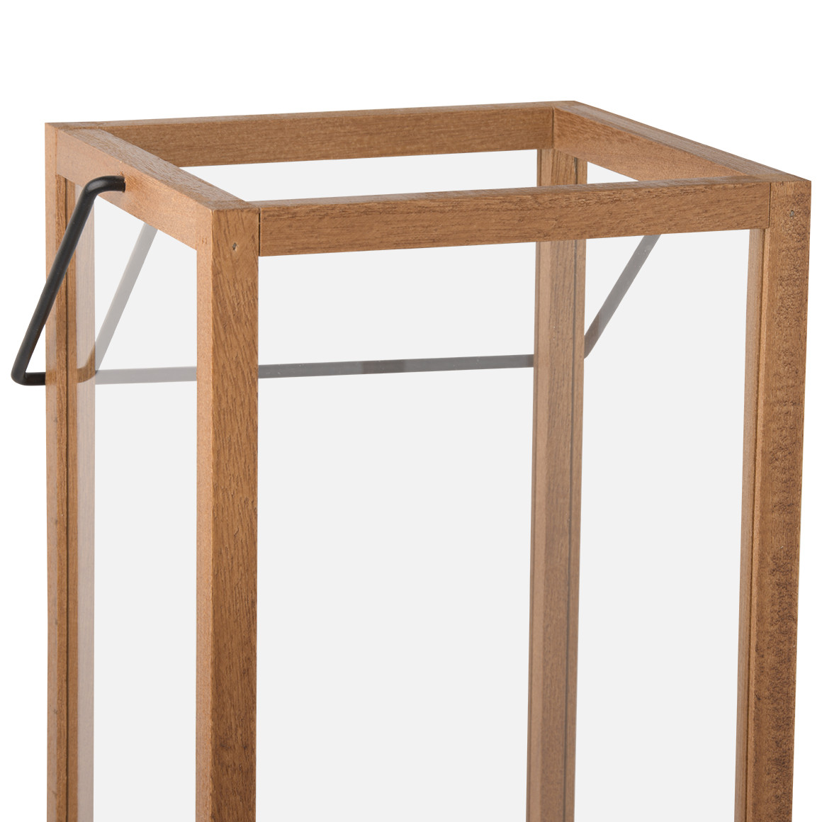 Großes Windlicht aus Holz