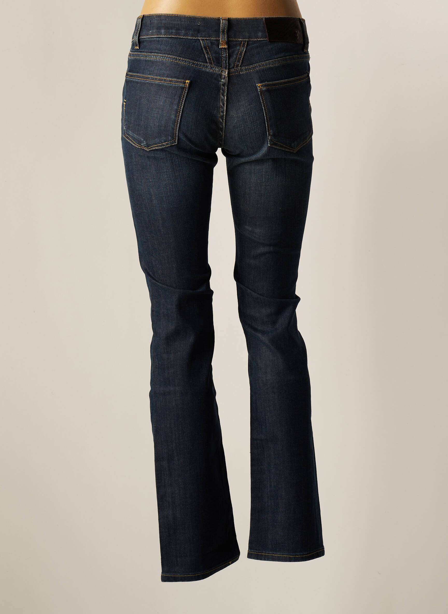Leg End Jeans Coupe Droite Femme couleur bleu