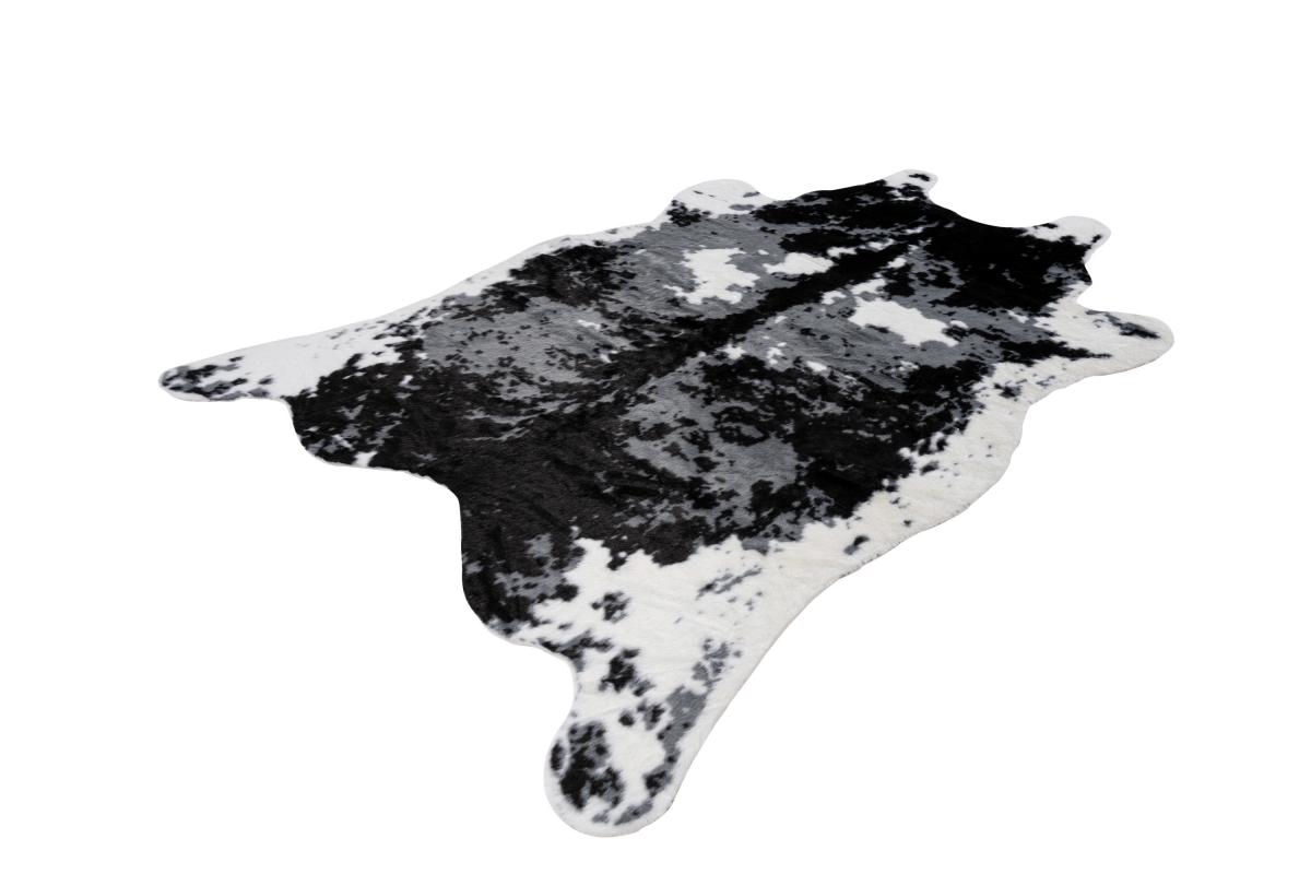 megusta Teppich Schwarz / Weiß 160cm x 230cm