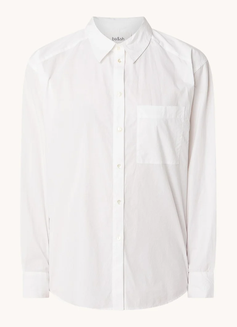 ba&sh Deborah blouse with breast pocket