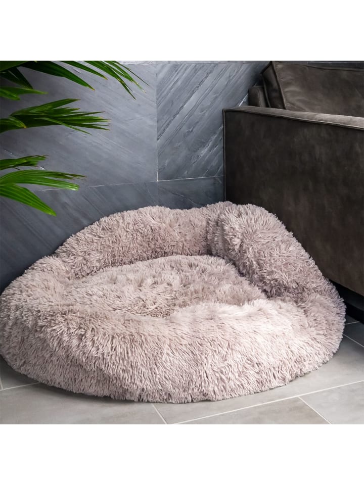 Intirilife Hundebett Katzenbett in Beige 100 cm günstig kaufen 100 cm