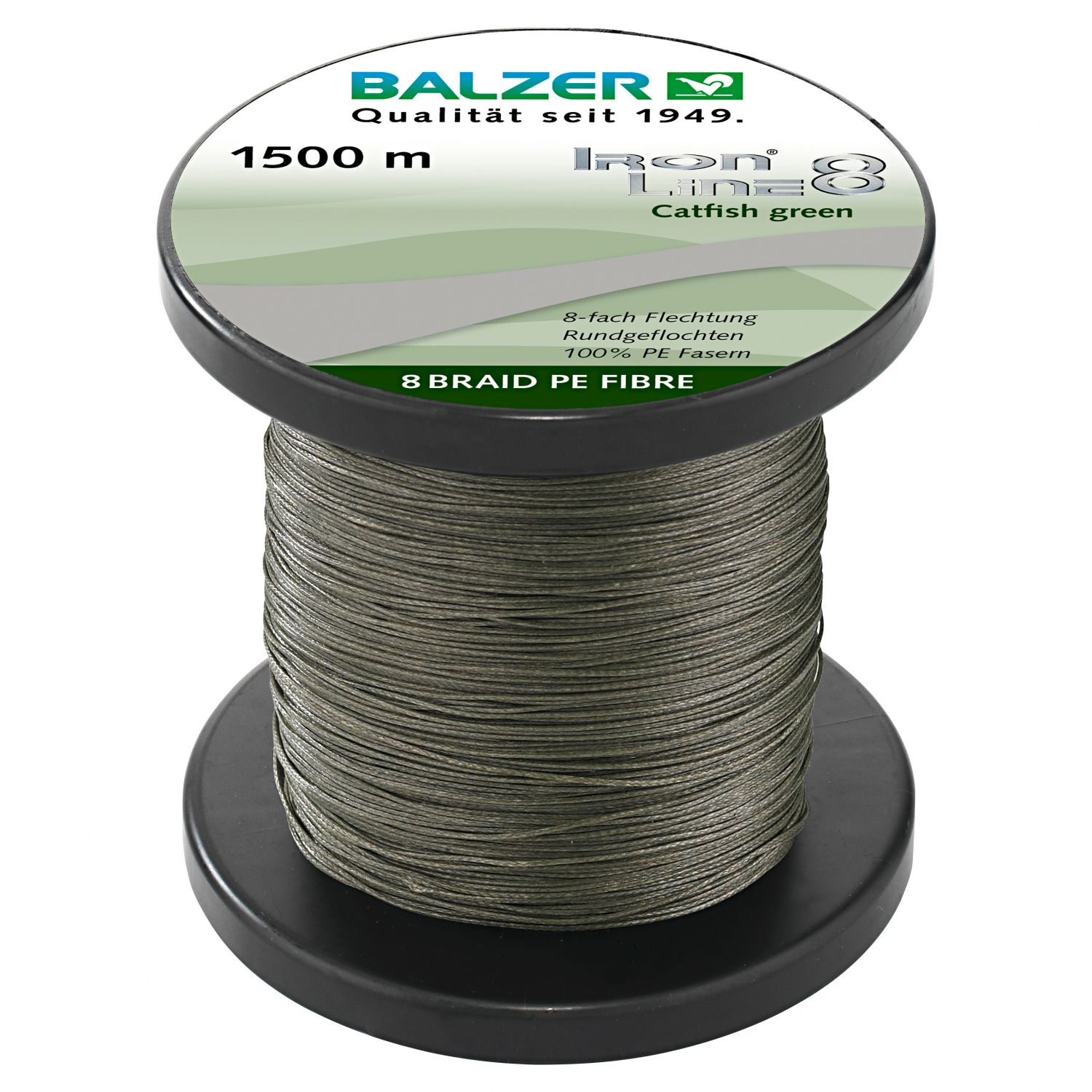 Balzer Angelschnur Iron Line Catfish (grün, 1.500 m)