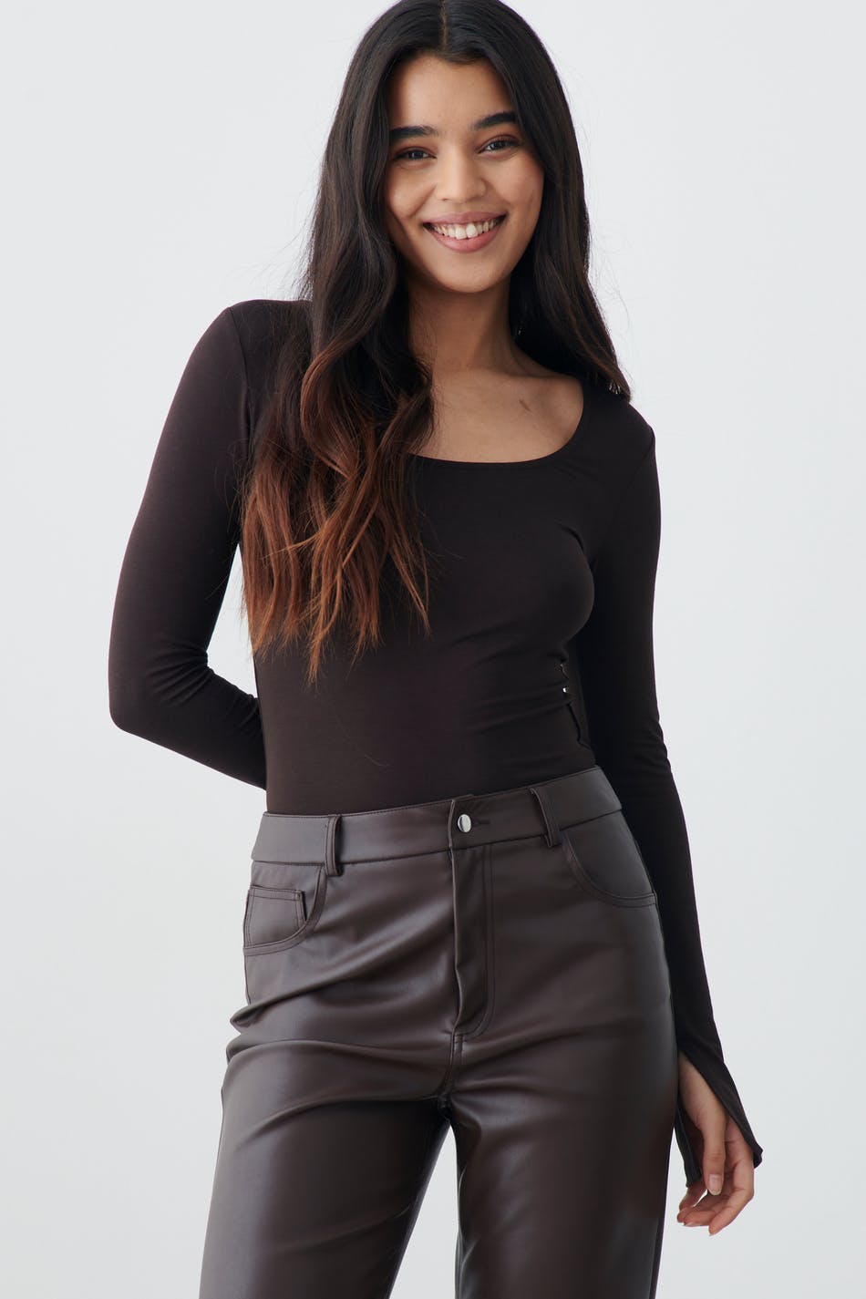 Soft touch jersey top