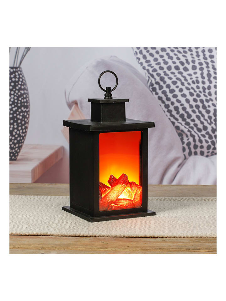 Nordheim LED-Laterne mit Kunstfeuerfunktion - (B)14 x (H)25 x (T)14 cm günstig kaufen onesize