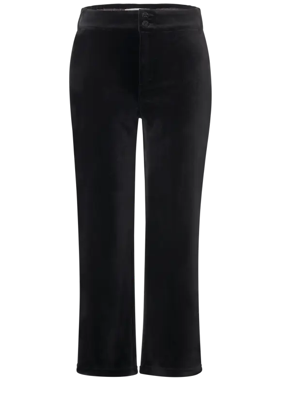 Street One Casual Fit Samt Hose