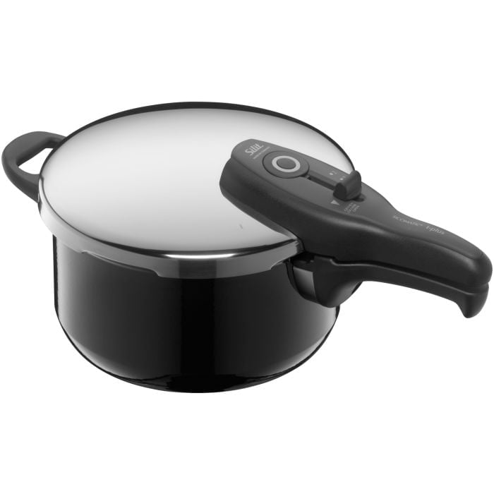 Silit Silargan® Sicomatic t-Plus Schnellkochtopf-Set 4,5 l und 3,0 l, Black
