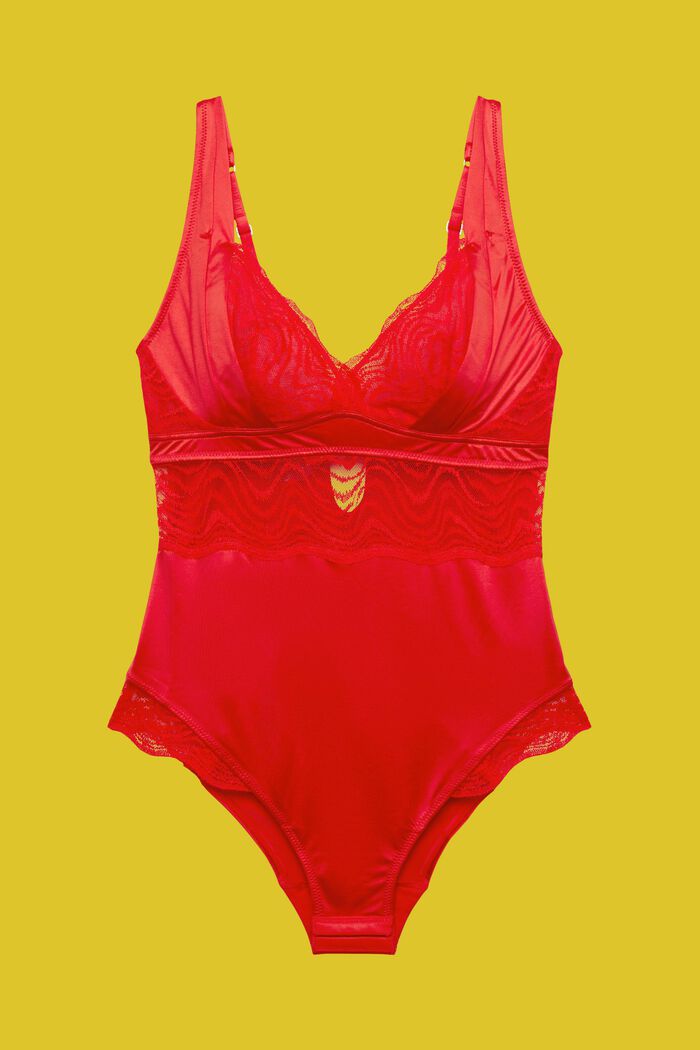 Body mit Spitzendetails