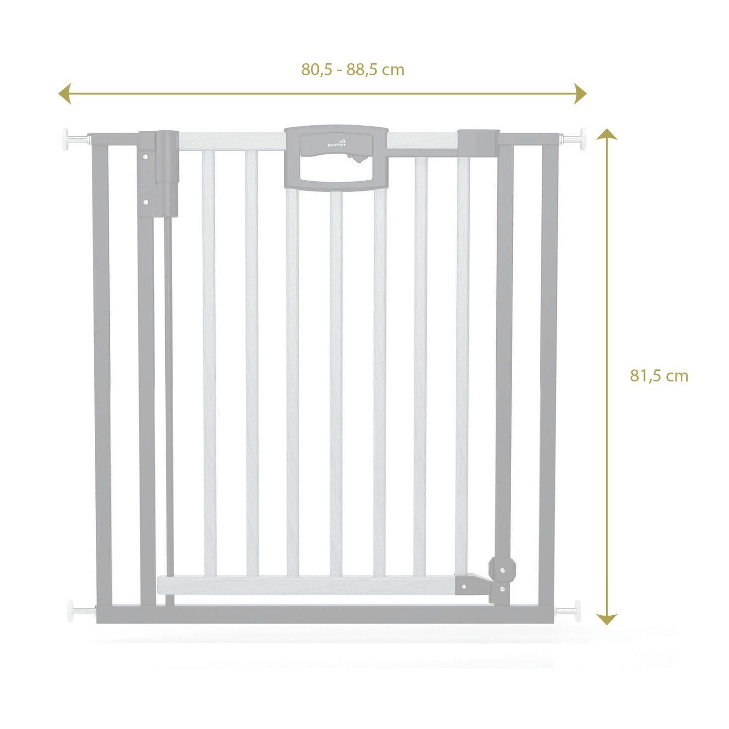 Geuther Treppenschutzgitter Easylock