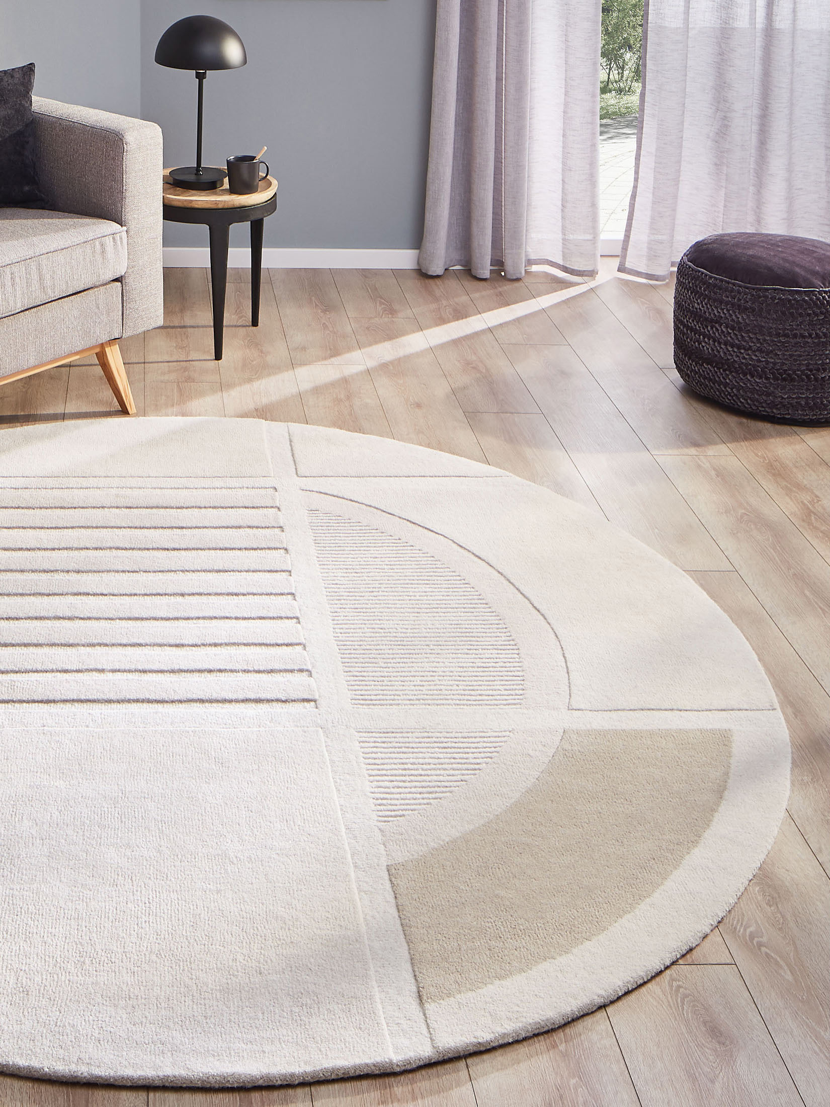 Formello Moderner Teppich, Sand
