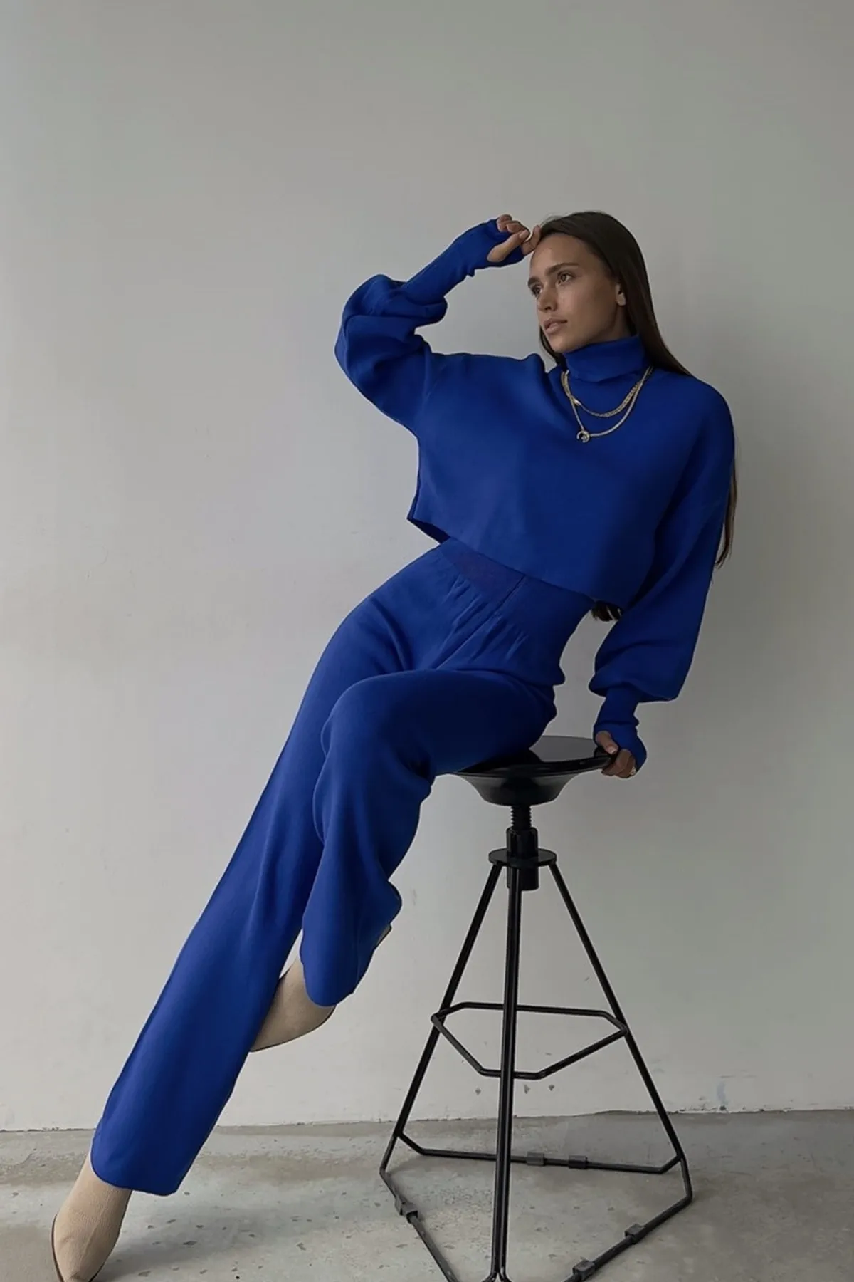 lovebox  Zweiteiler - Blau - Oversized